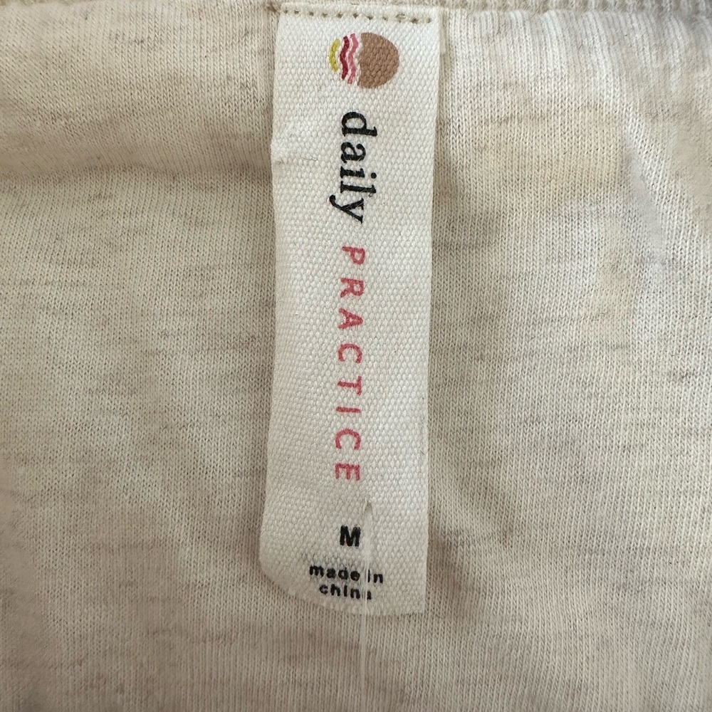 Anthropologie Daily Practice Landscape Beige and Green Jacket - Picture 6 of 9